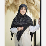روسری مهندسی منگوله دار سی اسکارف (c scarf) طرح و نقش برج