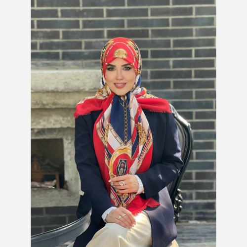 روسری نخ وال وارداتی دور ریش