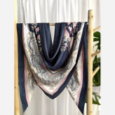 روسری ابریشم ژاکارد اورجینال وارداتی high quality