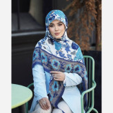 روسری نخ مودال وارداتی منگوله دار