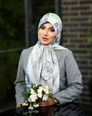 روسری ابریشم ژاکارد وارداتی طرح هرمس سلطنتی