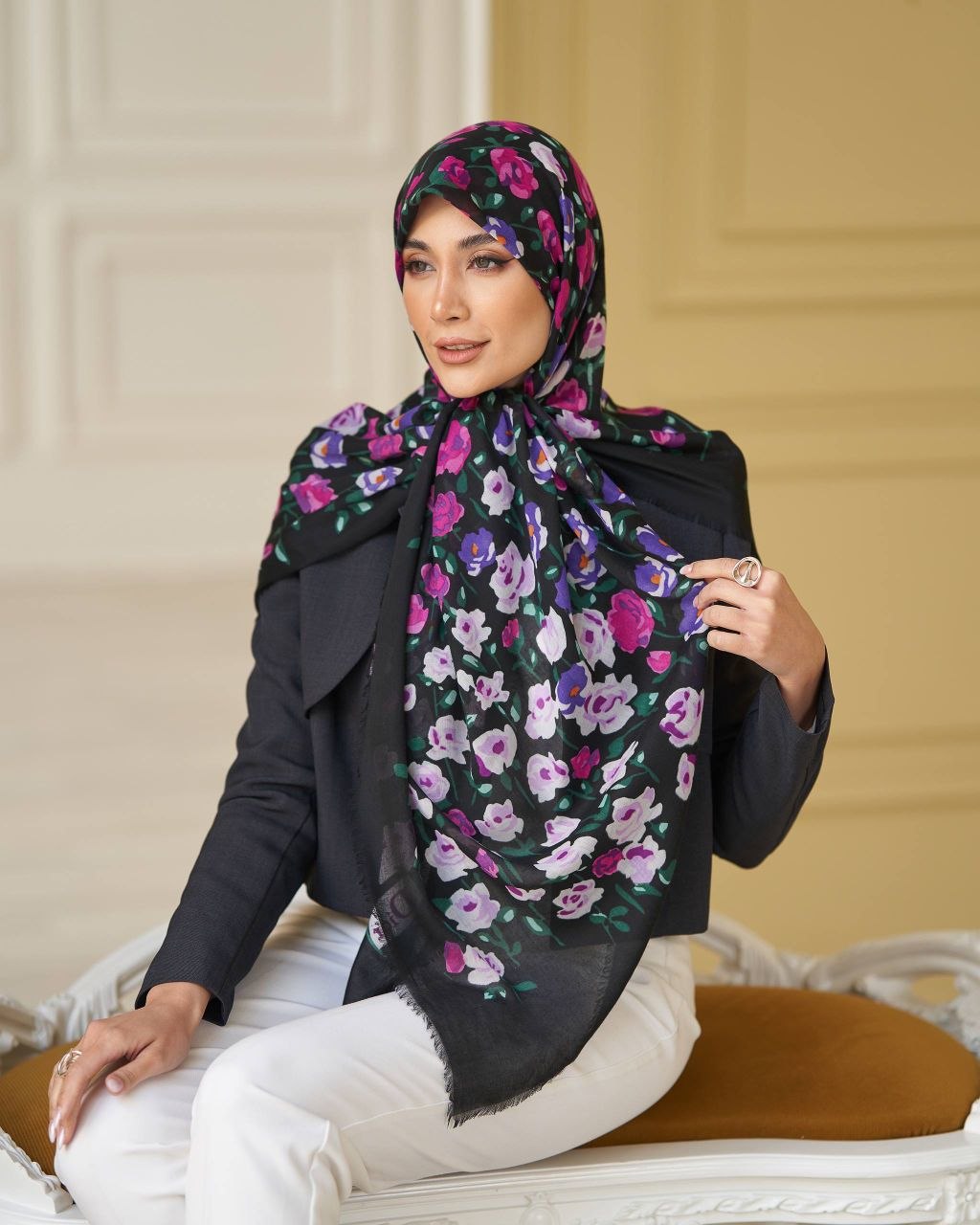 روسری نخی ایپک اورجینال دور ریش